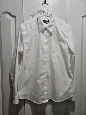 Lauren Ralph Lauren White Women's Dress Shirt